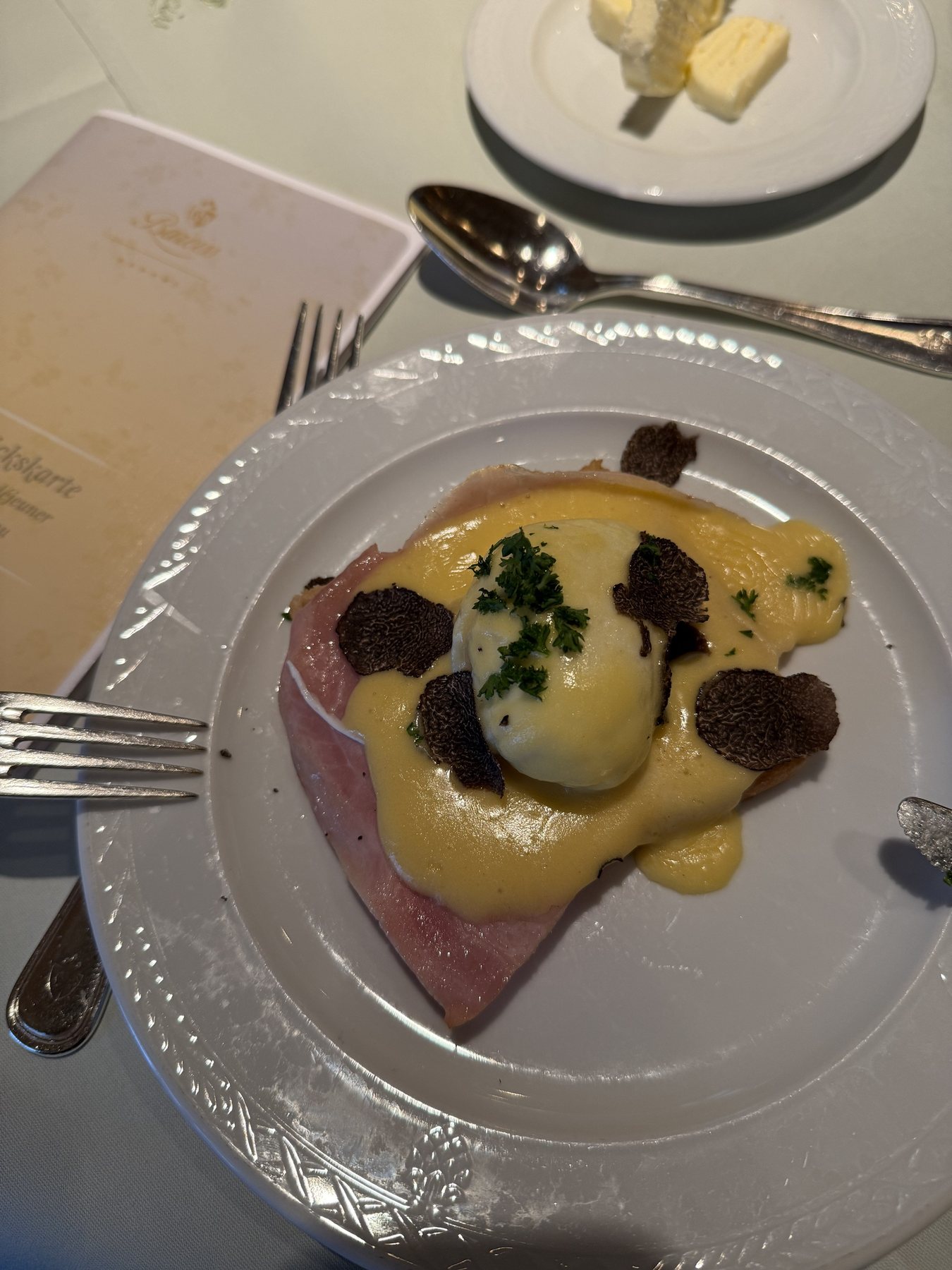 Eggs Benedict, Hotel Bareiss
